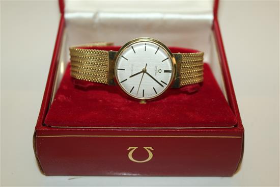 Omega 14k gents wristwatch